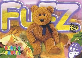 1999 Ty Beanie Babies III - Artist's Proof #89 Fuzz the Bear Front