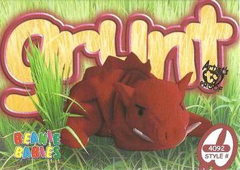 1999 Ty Beanie Babies III - Artist's Proof #93 Grunt the Razorback Front