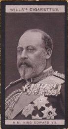 1908 Wills's European Royalty #1 King Edward VII Front