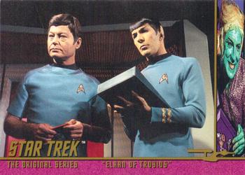 1999 SkyBox Star Trek The Original Series 3 - Character Logs #C114 EP 57:5  Elaan of Troyius Front