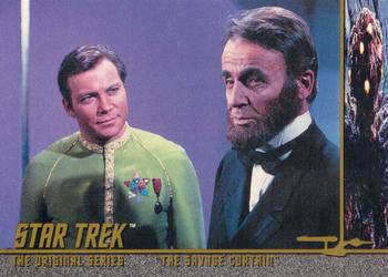 1999 SkyBox Star Trek The Original Series 3 - Character Logs #C153 EP 77:4  The Savage Curtain Front