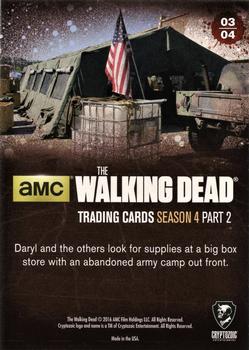 2016 Cryptozoic The Walking Dead Season 4: Part 2 #03 Supply Run Back