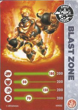 2013 Activision Skylanders Swap Force Stat Cards #NNO Blast Zone Front