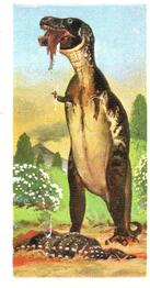 1972 Brooke Bond Prehistoric Animals #17 Tyrannosaurus Front