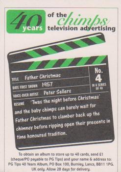 1996 Brooke Bond 40 Years of the Chimps Television Advertising #4 Father Christmas Back