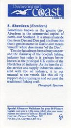 1989 Brooke Bond Discovering Our Coast #8 Aberdeen Back