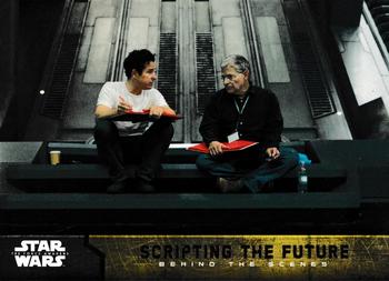 2015 Topps Star Wars: The Force Awakens - Behind The Scenes #2 Scripting the Future Front