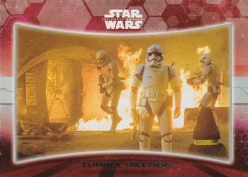 2015 Topps Star Wars: The Force Awakens - Locations #3 Tuanul Village Front