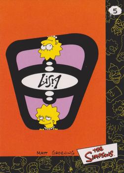 2000 Artbox The Simpsons Collectible Stickers #5 Lisa Front