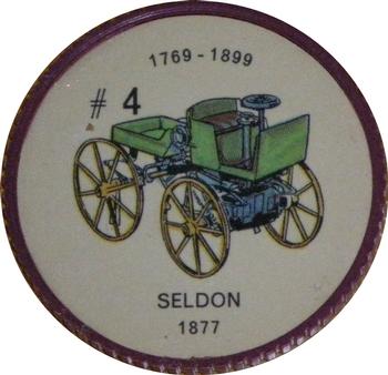 1962  Jell-O History of the Auto Coins #4 Seldon 1877 Front