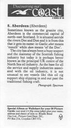 1992 Brooke Bond Discovering Our Coast #8 Aberdeen Back