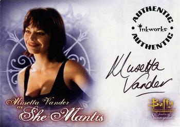 2004 Inkworks Buffy the Vampire Slayer Women of Sunnydale - Autographed Cards #A-10 Musetta Vander Front