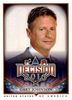 2016 Decision 2016 #112 Gary Johnson Front