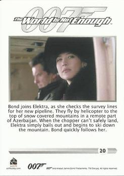 2016 Rittenhouse James Bond 007 Classics #20 Bond joins Elektra, as she checks Back