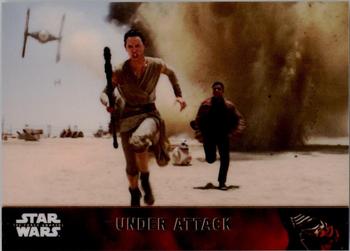 2016 Topps Chrome Star Wars The Force Awakens #31 Under Attack Front