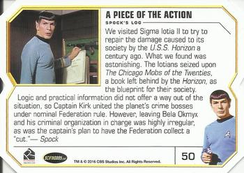 2016 Rittenhouse Star Trek The Original Series 50th Anniversary #50 A Piece of the Action Back