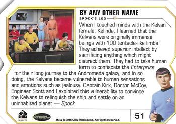 2016 Rittenhouse Star Trek The Original Series 50th Anniversary #51 By Any Other Name Back
