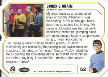 2016 Rittenhouse Star Trek The Original Series 50th Anniversary #62 Spock's Brain Back