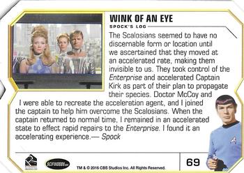 2016 Rittenhouse Star Trek The Original Series 50th Anniversary #69 Wink of an Eye Back