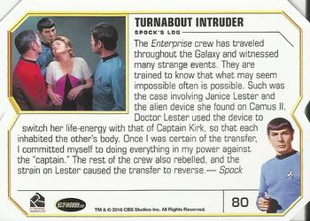 2016 Rittenhouse Star Trek The Original Series 50th Anniversary #80 Turnabout Intruder Back