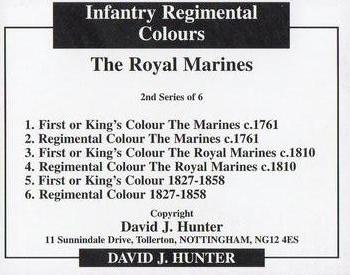 2008 Regimental Colours : The Royal Marines 2nd Series #NNO Title Card Back