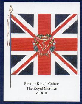 2008 Regimental Colours : The Royal Marines 2nd Series #3 First or King's Colour The Royal Marines c.1810 Front