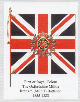 2007 Regimental Colours : The Oxfordshire and Buckinghamshire Light Infantry 1st Series #2 First or Royal Colour Oxfordshire Militia c.1855 Front
