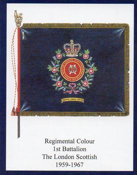 2008 Regimental Colours : The London Regiment 2nd Series #4 Regimental Colour The London Scottish 1959-1967 Front