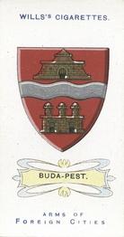 1912 Wills's Arms of Foreign Cities #15 Buda-Pest Front