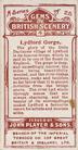 1917 Player's Gems of British Scenery #4 Lydford Gorge Back