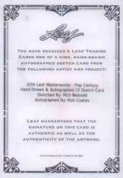 2014 Leaf Pop Century Masterworks #NNO Kim Coates Back