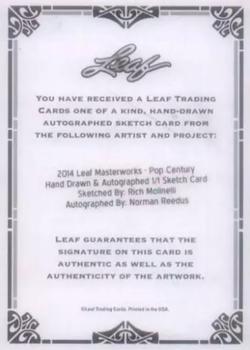 2014 Leaf Pop Century Masterworks #NNO Norman Reedus Back