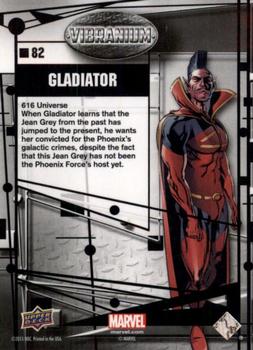 2015 Upper Deck Marvel Vibranium - Raw #82 Gladiator Back