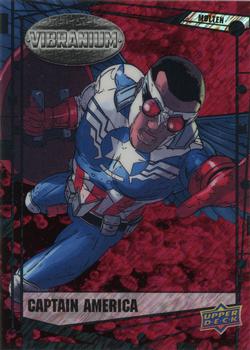 2015 Upper Deck Marvel Vibranium - Molten #1 Captain America Front