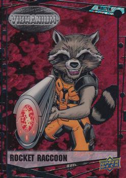2015 Upper Deck Marvel Vibranium - Molten #9 Rocket Raccoon Front