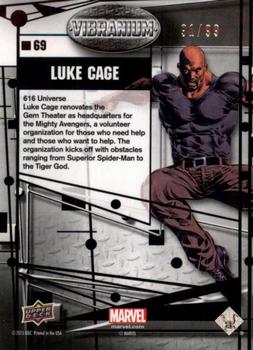 2015 Upper Deck Marvel Vibranium - Refined #69 Luke Cage Back
