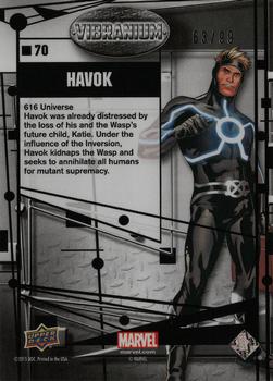 2015 Upper Deck Marvel Vibranium - Refined #70 Havok Back