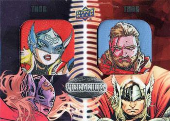 2015 Upper Deck Marvel Vibranium - Double Patches #P2-3 Thors Front