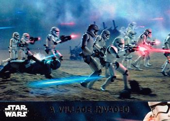 2016 Topps Star Wars The Force Awakens Series 2 #4 A Village Invaded Front