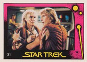 1982 Monty Gum Star Trek II: The Wrath of Khan #31 Khan and His First Officer Front