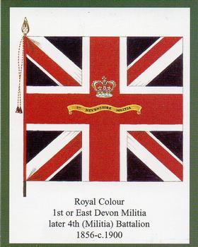 2006 Regimental Colours : The Devonshire Regiment 1st Series #4 Royal Colour 1st or East Devon Militia Front