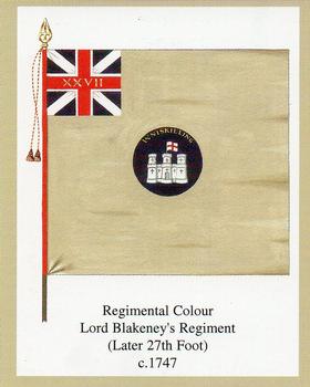 2005 Regimental Colours : The Royal Inniskilling Fusiliers 1st Series #1 Regimental Colour Lord Blakeney's Regiment c.1747 Front