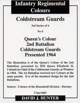 2009 Regimental Colours : Coldstream Guards 3rd Series #6 Queen's Colour 2nd Battalion c.1964 Back