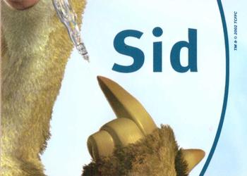 2002 Hero Factory Ice Age #8 (no title; close-up of sloth) Back