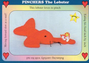 1998 West Highland Beanie Babies #6 Pinchers The Lobster Front