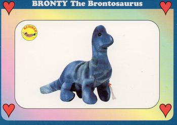 1998 West Highland Beanie Babies #10 Bronty The Brontosaurus Front