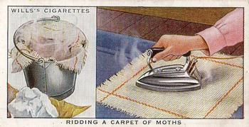1936 Wills's Household Hints #4 Ridding a Carpet of Moths Front