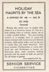 1938 Senior Service Holiday Haunts by the Sea #9 St. Ives Back