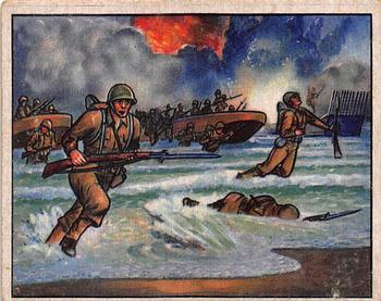 1951 Bowman (Fight the) Red Menace (R701-12) #6 Landing at Inchon Front