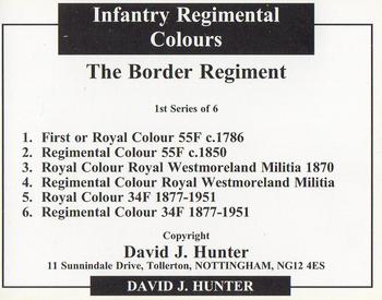 2005 Regimental Colours : The Border Regiment #NNO Title Card Back